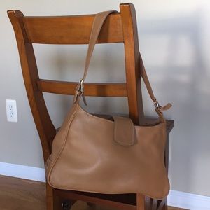 Coach Tan Leather Shoulder Bag